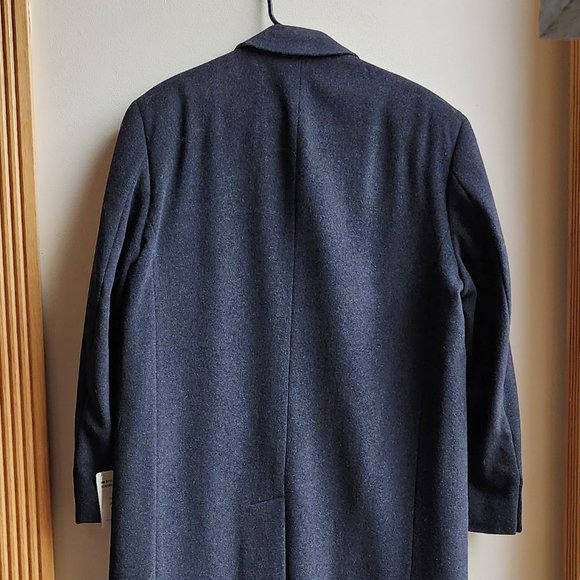 NWT di Silver/Simon & Sons Imported Cashmere Blend Dress Coat Size 40 Regular - Picture 15 of 16